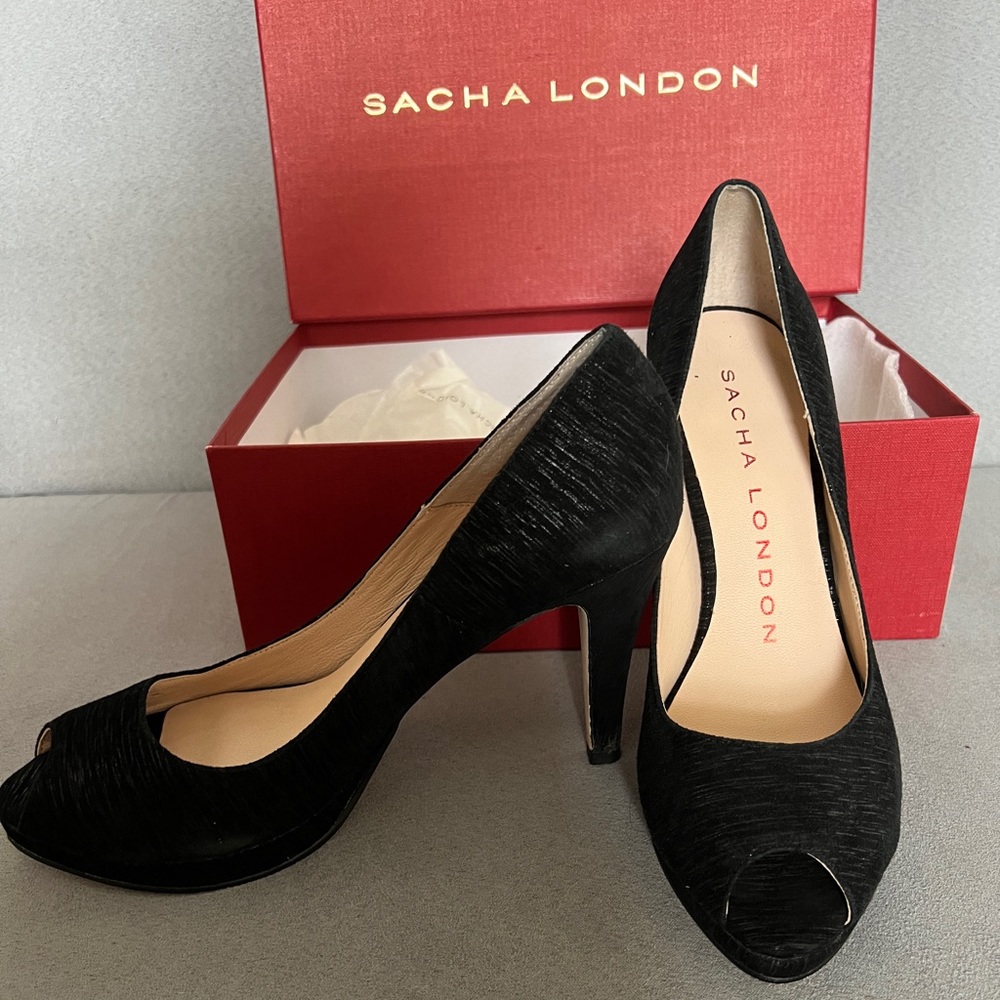 Sacha London Peep Toe Pumps